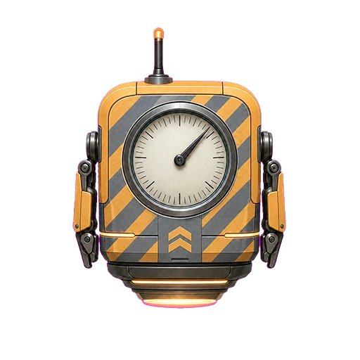Vernier in the orange and grey striped Beacon shell